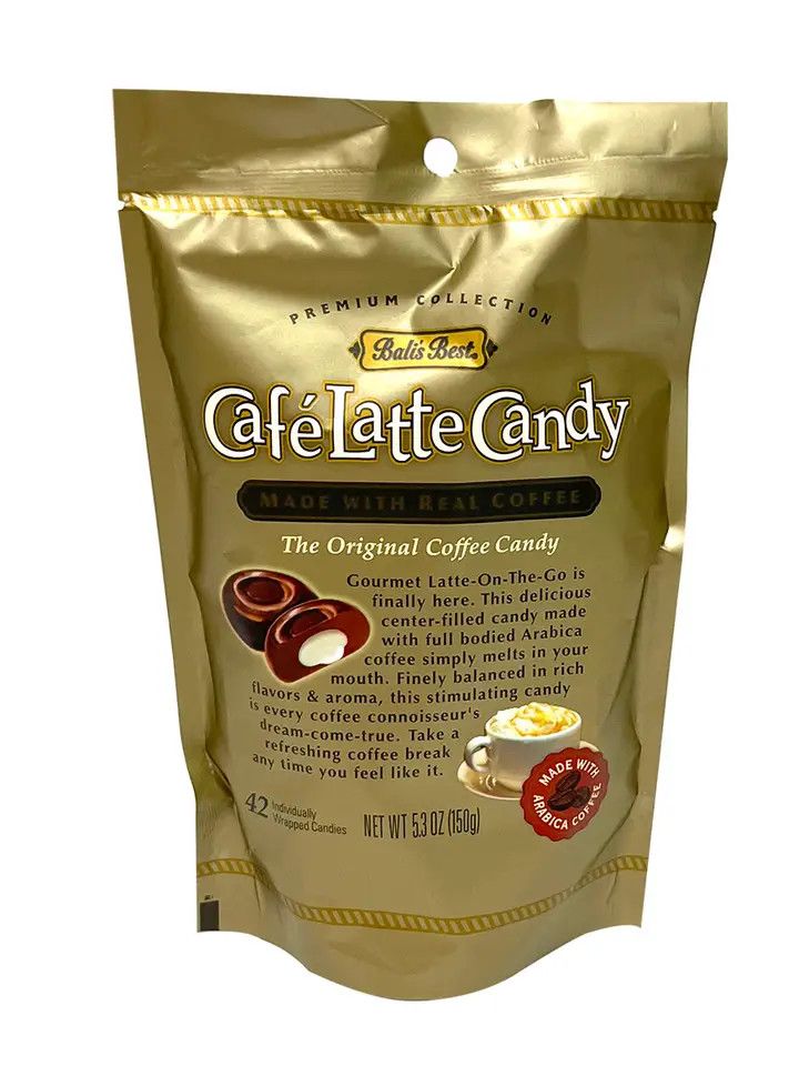Bali’s Best Latte Candy, 5.3 oz bag (12-pack) | Sunflower Food Company
