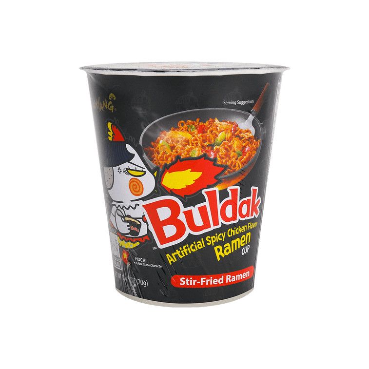 Korean Buldak Noodles Spicy Chicken Flavor Cup Ramen 70g