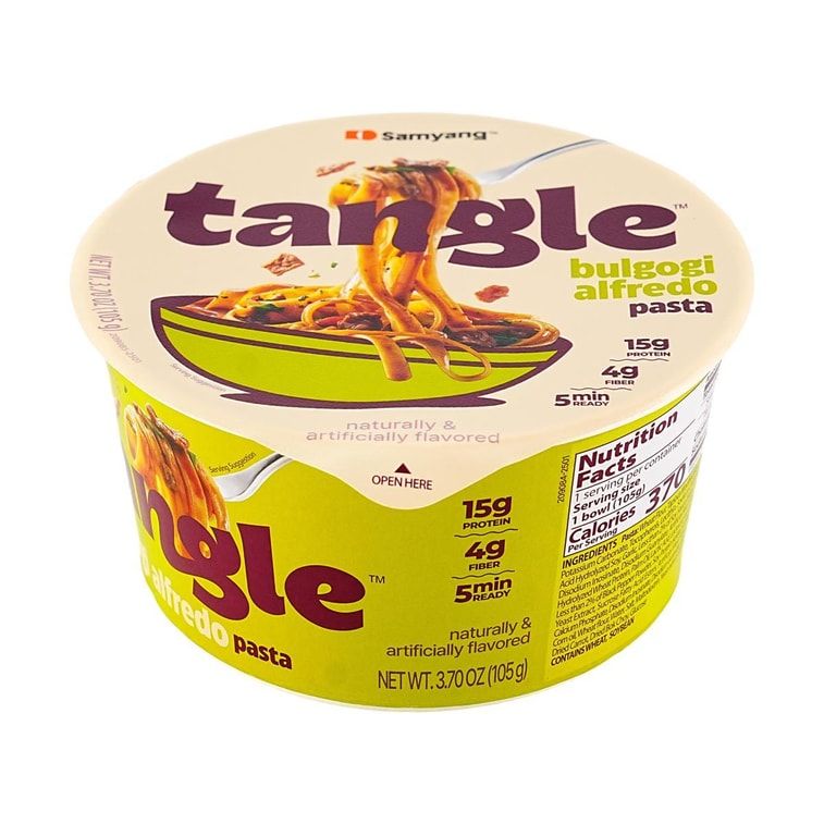 Tangle- Bulgogi Alfredo Pasta Bowl, Instant Noodles , 3.7 oz