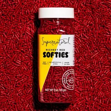 Dye-Free Christmas Softies Sprinkles, 3oz