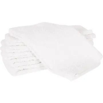 HIC Kitchen Bar Mop Towel, White, Set of 6