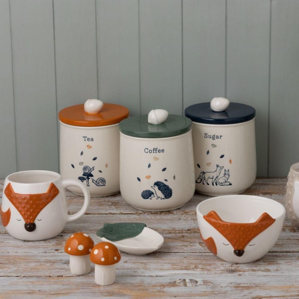 Woodland Collection Mushroom Salt &amp; Pepper Set | Price &amp; Kensington