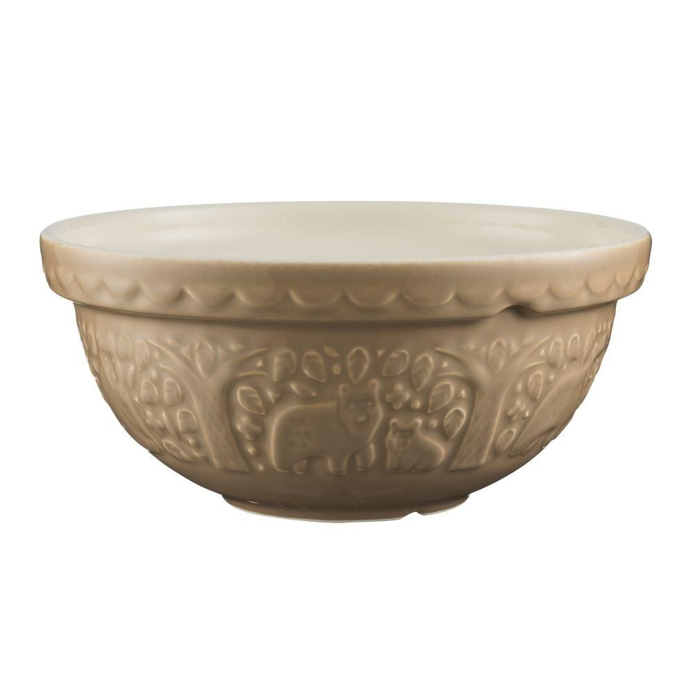 Mason Cash In the Forest S24 (2.15 Qt) Embossed Mixing Bowl | Bear (Cane)