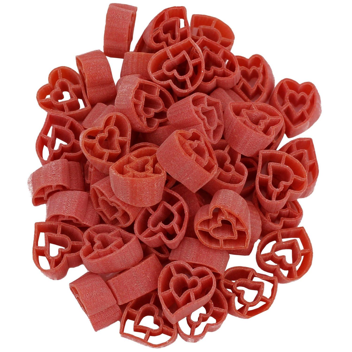 Organic Red Hearts Colored Pasta - 17.6oz (500gm)