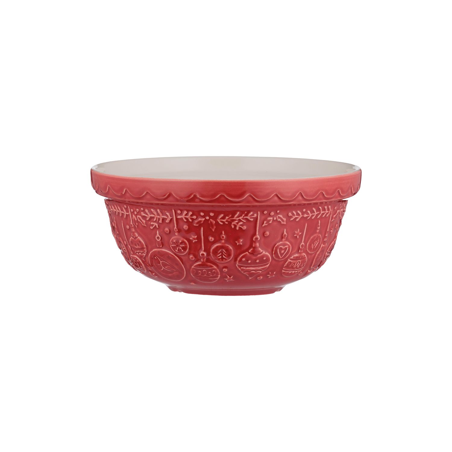 Deck The Halls Size 30 Red Mixing Bowl