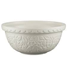 Mason Cash In The Forest Fox Size 12 Mixing Bowl, Cream, 4.25 Quart