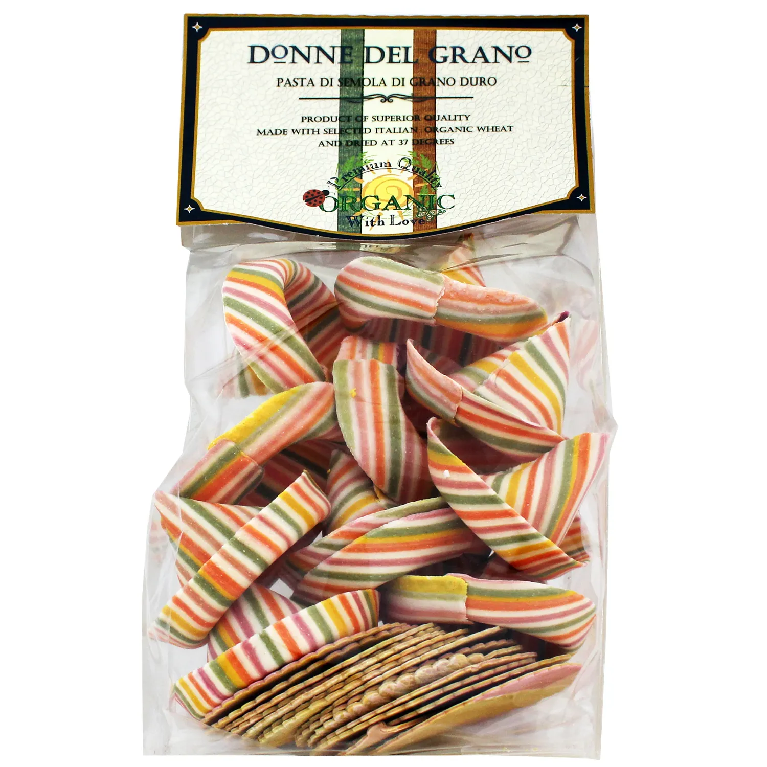 Organic Mexican Hats (Sombreroni) Colored Pasta - 8.8oz