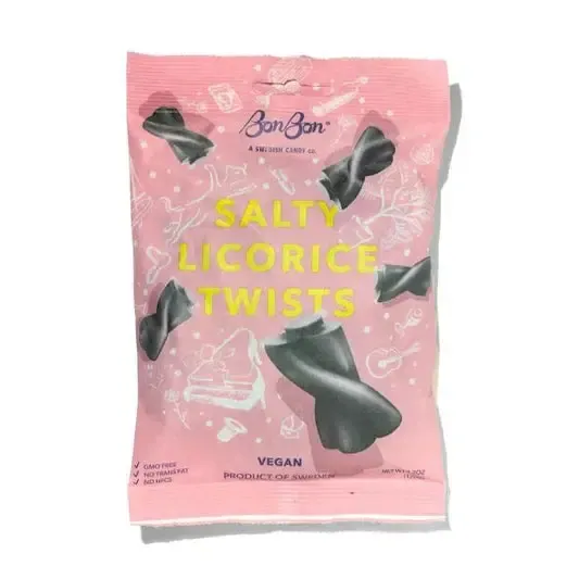 BonBon&#39;s Salty Licorice Twists 150g