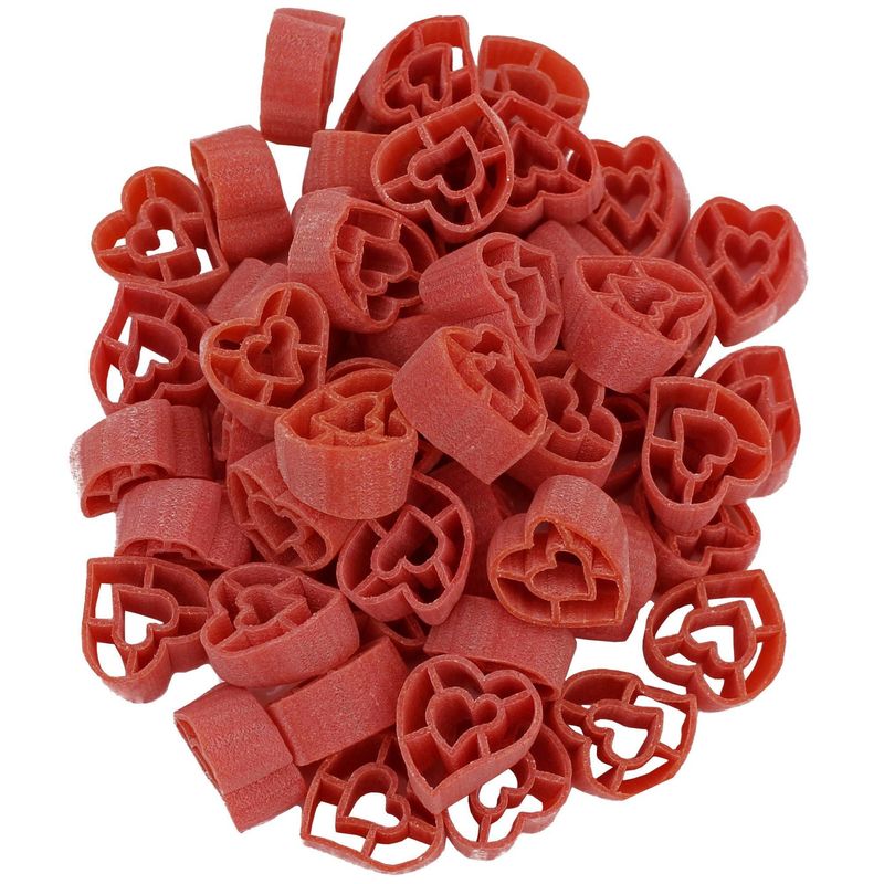 Organic Red Hearts Colored Pasta - 17.6oz (500gm)
