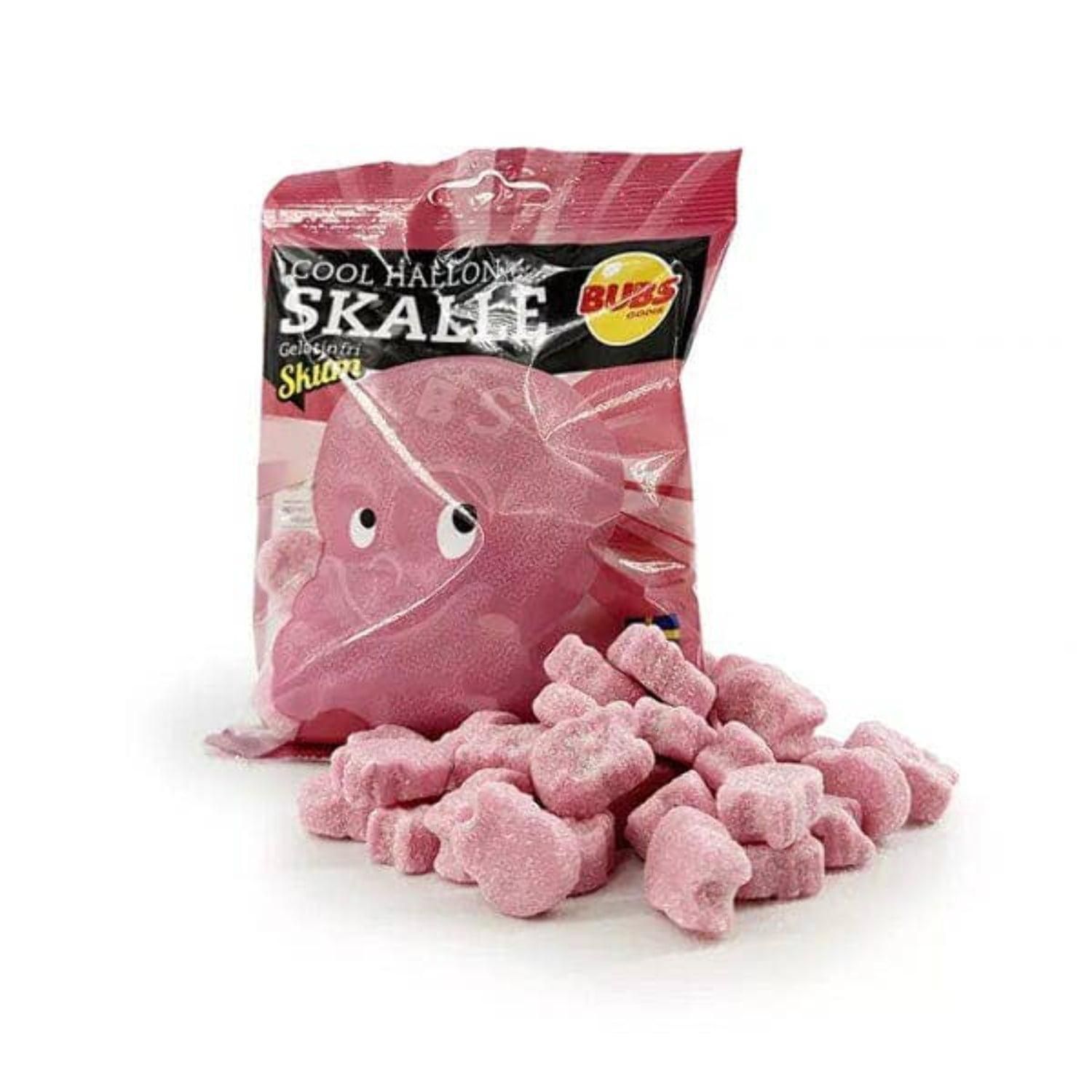 Bubs Raspberry &amp; Licorice Foam Skull 90g