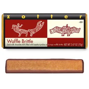 Waffle Brittle (Hand-scooped Chocolate)