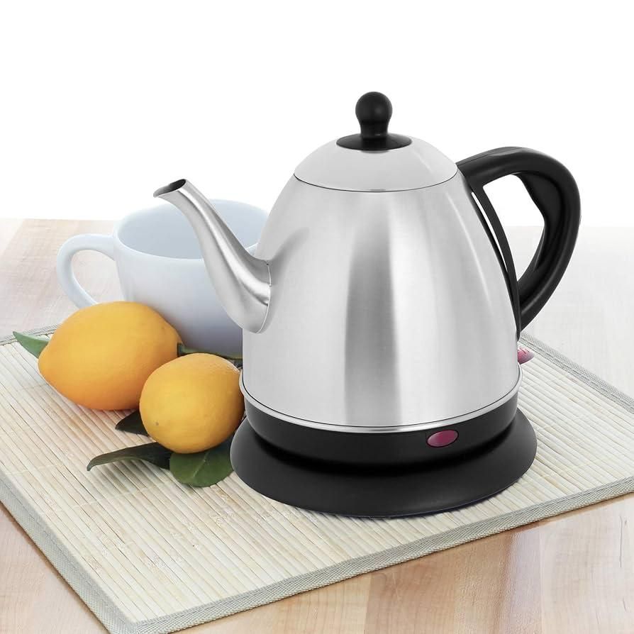 Royale Electric Kettles, 32 Oz, Stainless Steel, BPA-Free - Brushed SS | Chantal