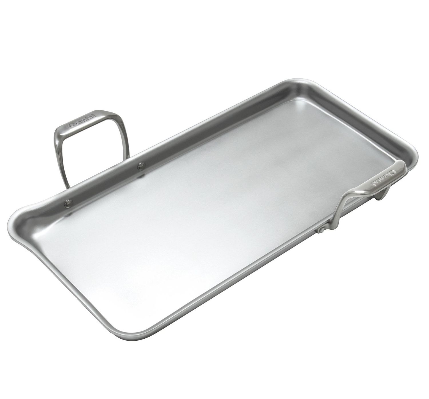 Induction 21 Steel Heavy-Gauge Tri-ply Griddle (19 In. x 9.5 In.) | Chantal