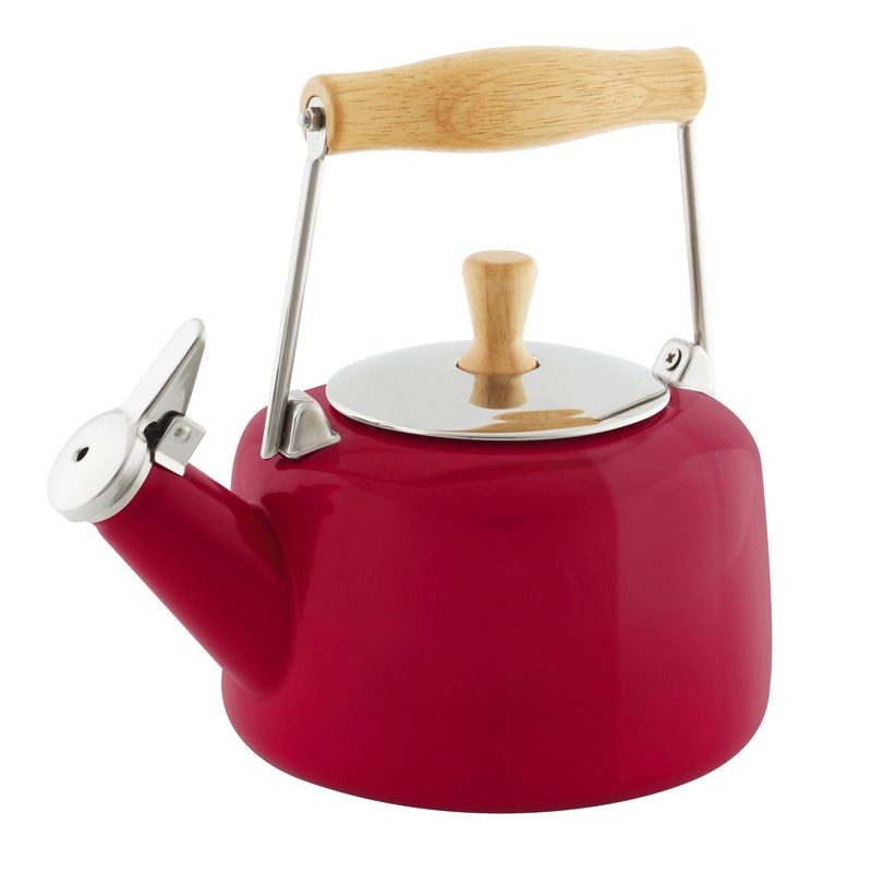Enamel-on-Steel Sven Teakettle (1.4 Qt) - Apple Red | Chantal