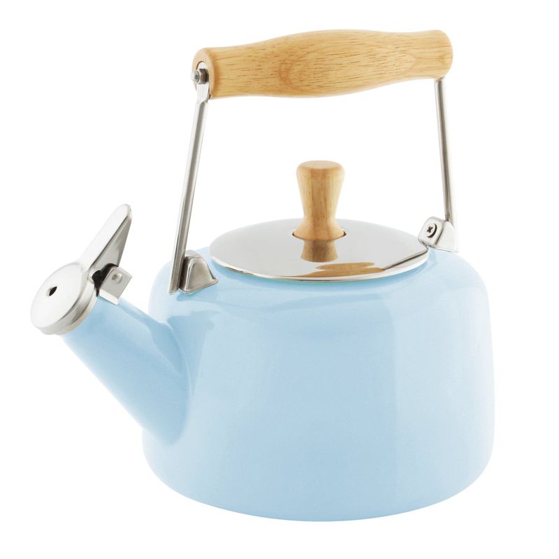 Enamel-on-Steel Sven Teakettle (1.4 Qt) - Glacier Blue | Chantal