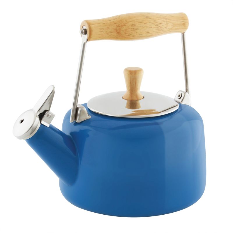 Enamel-on-Steel Sven Teakettle (1.4 Qt) - Blue Cove | Chantal