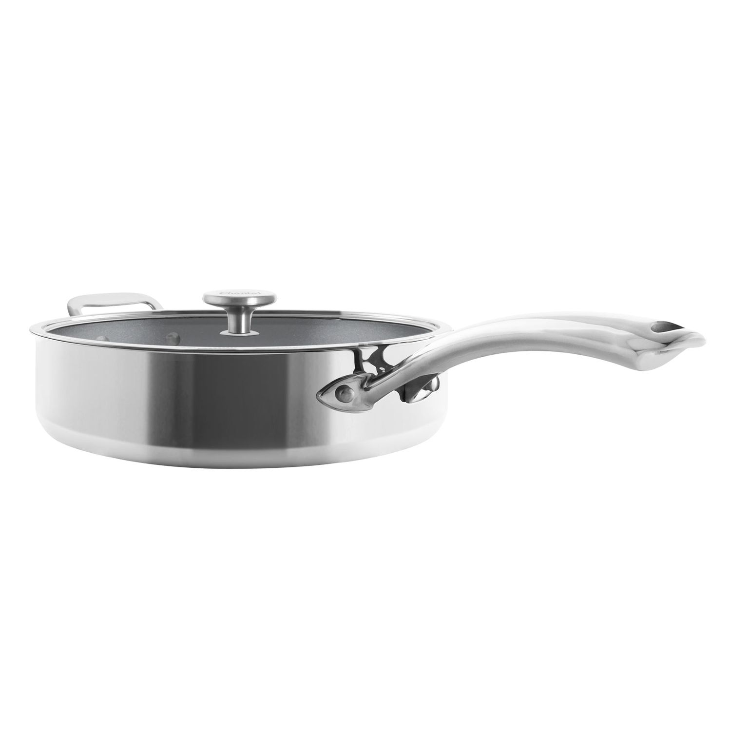 3.Clad Saute Ceramic Coated Tri-ply Polished (5 Qt.) | Chantal