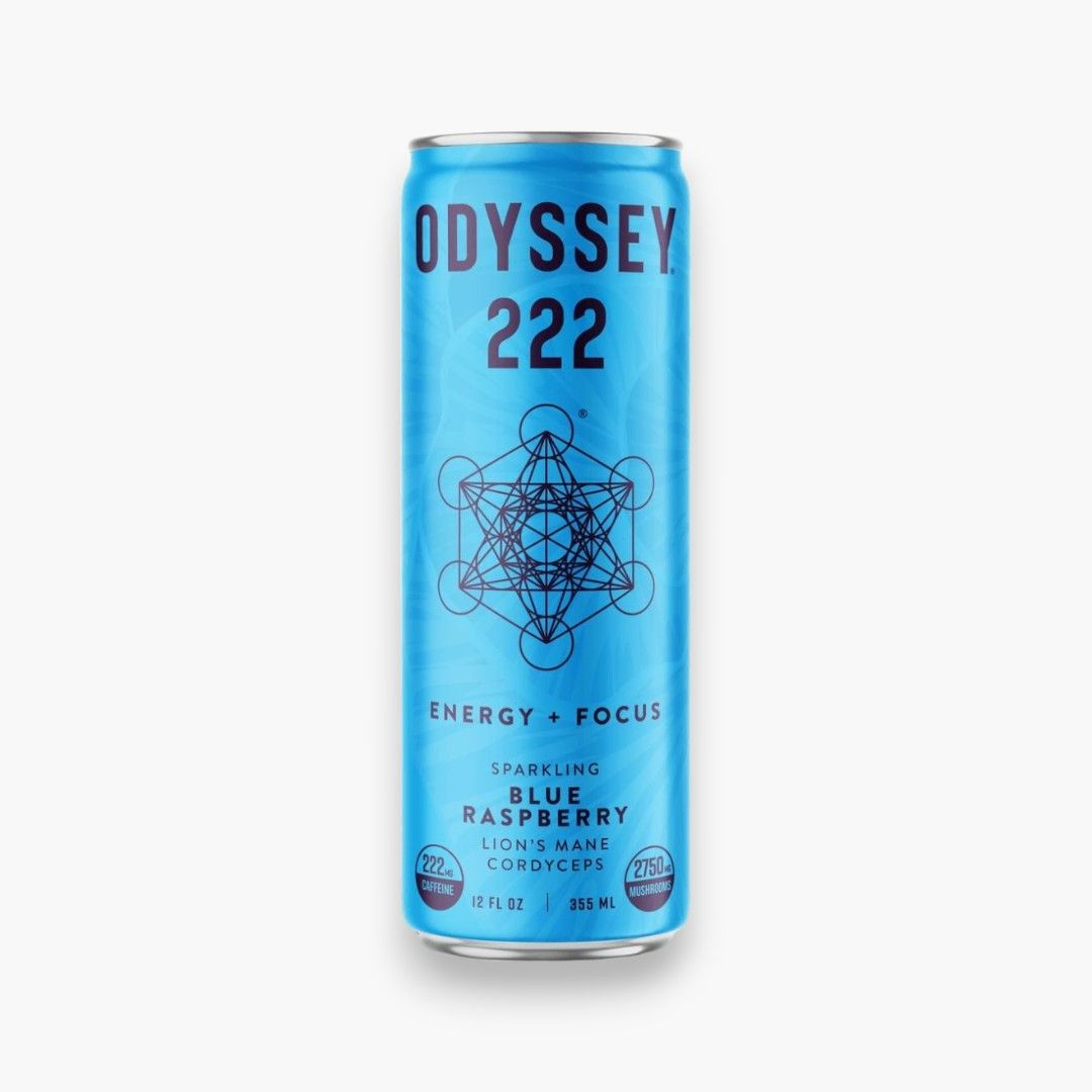 Blue Raspberry 222mg Sparkling Mushroom Energy