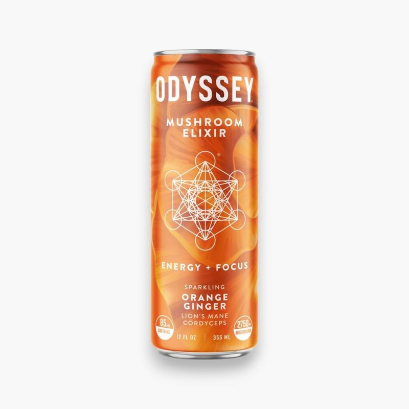 Orange Ginger 85mg Sparkling Mushroom Energy
