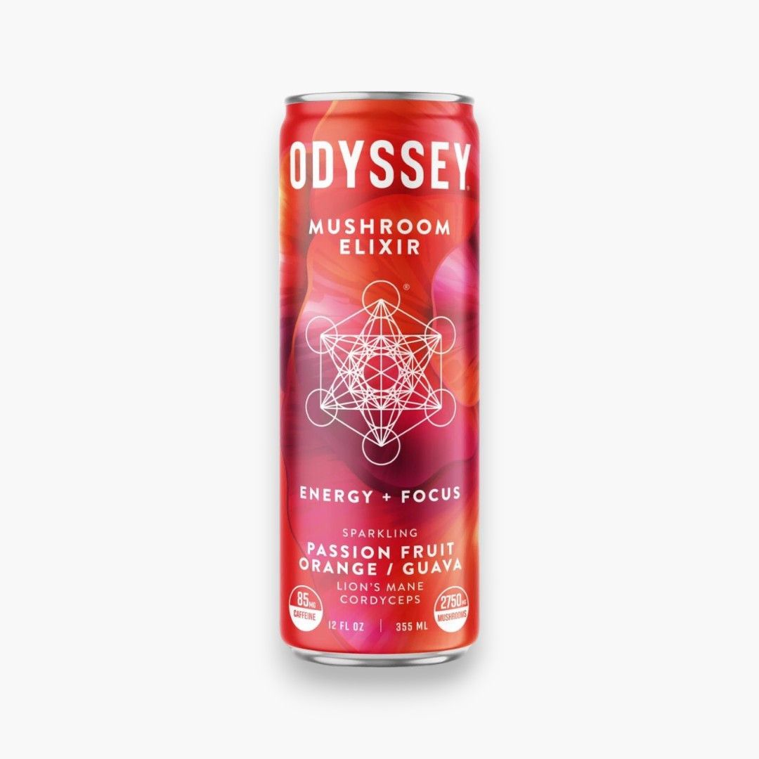 Passion Fruit Orange Guava 85mg Sparkling Mushroom Energy
