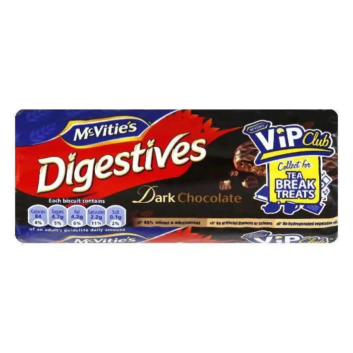 McVitie&#39;s Plain Digestive Chocolate Cookies, 10.5 OZ