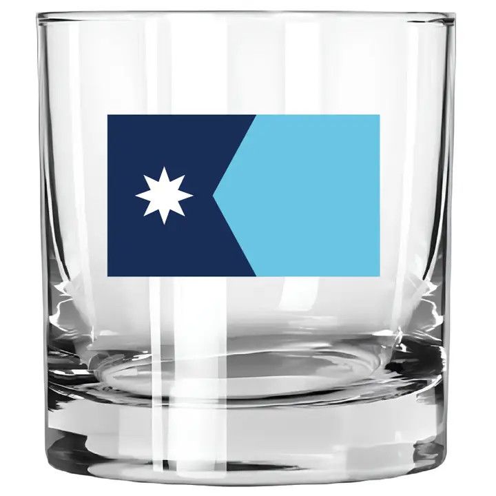 Minnesota Flag Whiskey Glass | Northern Goods