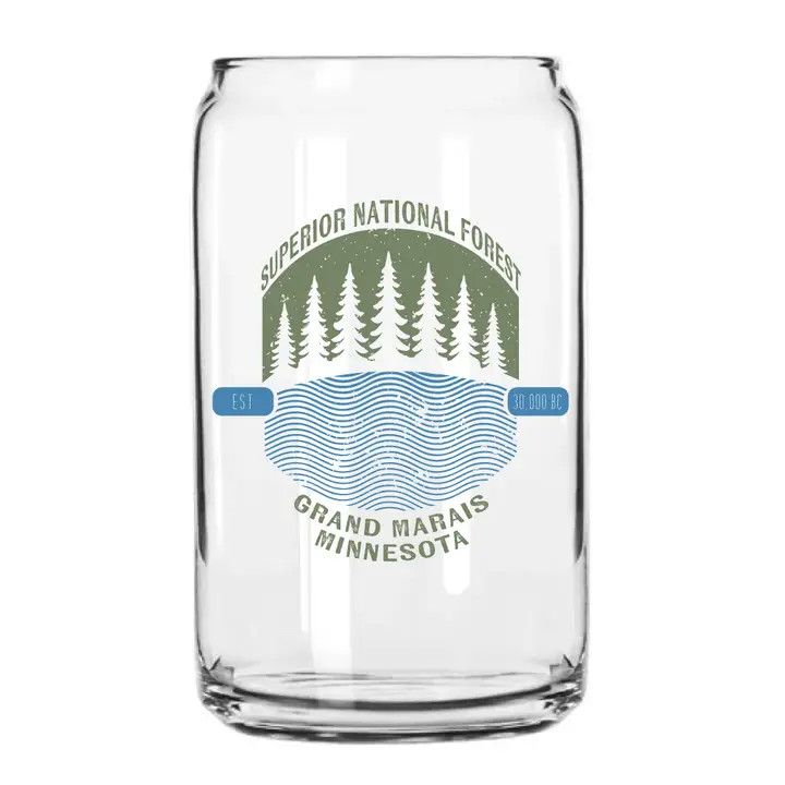 Superior National Forest Can Glass | Northern Goods