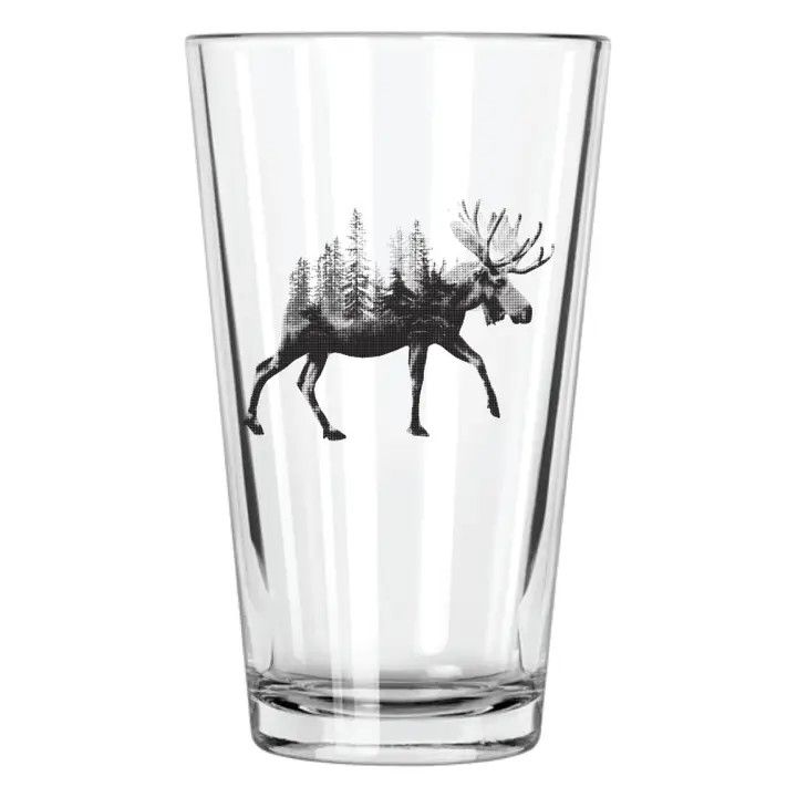Moose Treeline Pint Glass | Northern Goods