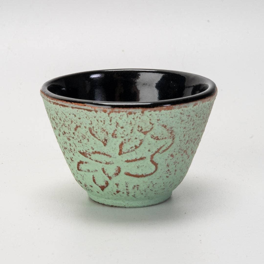 3oz Mint Green Cast Iron Tea Cup (1/36) | Urban Tokyo