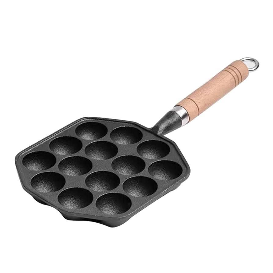Cast Iron Japanese Takoyaki 14 Count Maker Mold JP (1/12) | Urban Tokyo