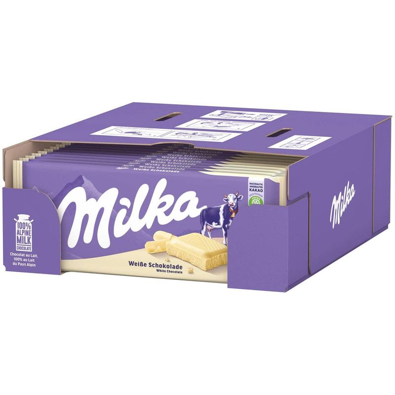 Milka White Chocolate 90g (Germany)