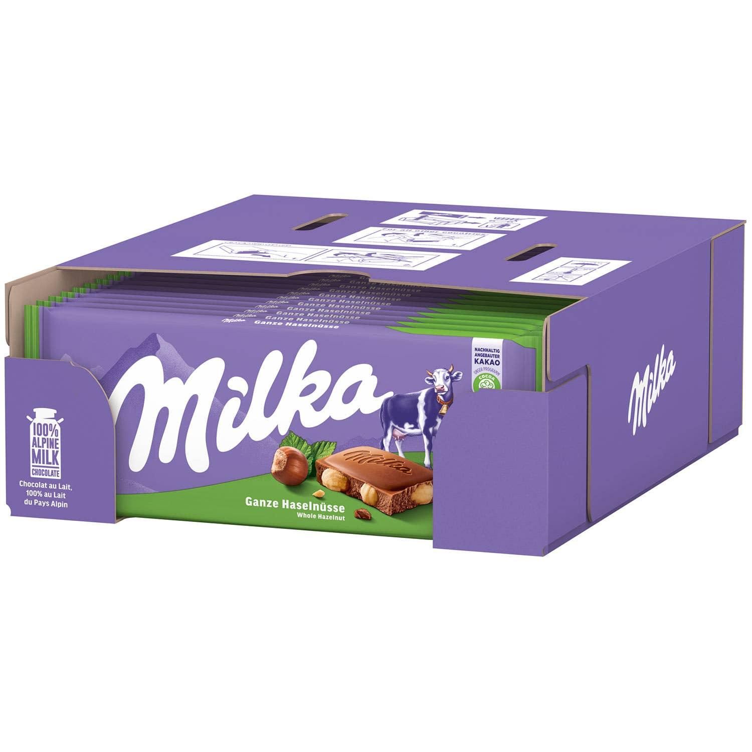 Milka Whole Hazelnut 95g (Germany)