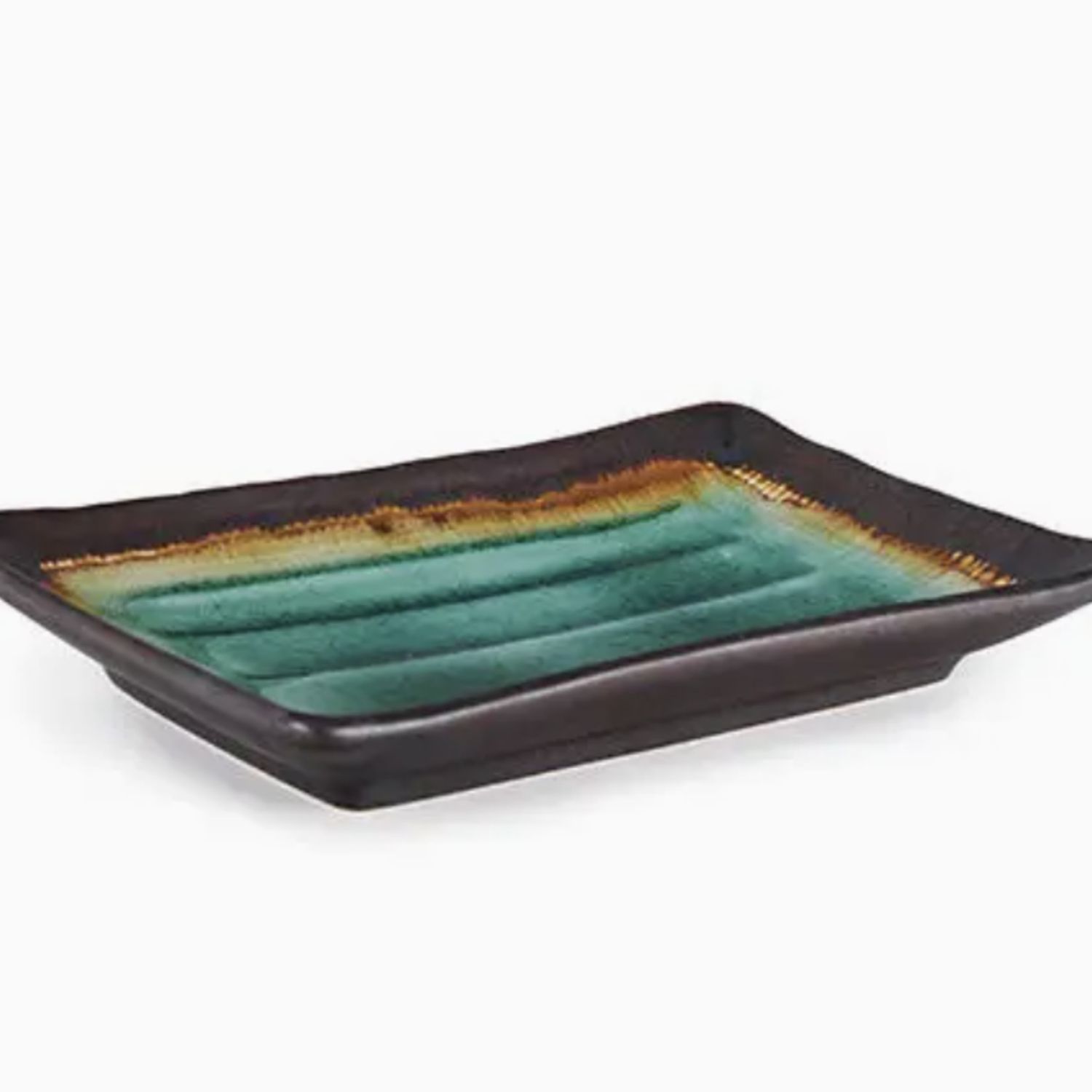 Aozora Kannyu 8.5&quot;L x 5.25&quot;W Rectangular Shaped Porcelain Plate (6/24) | Urban Tokyo