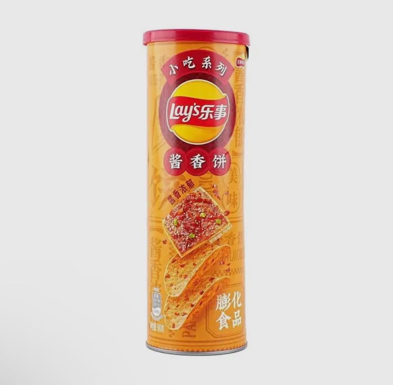 Lays Chips Bean Sauce Flavored Pancake 90g (Limited Edition)