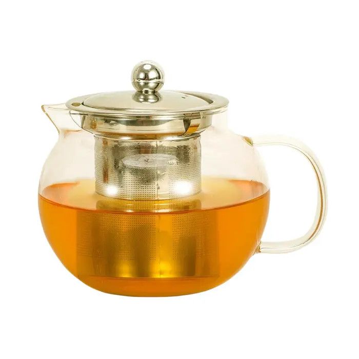 22oz 4.5"H Glass Tea Pot (1/24) | Urban Tokyo