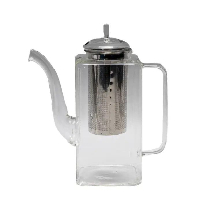 32oz 7.75&quot;H Glass Tea Pot (1/24) | Urban Tokyo