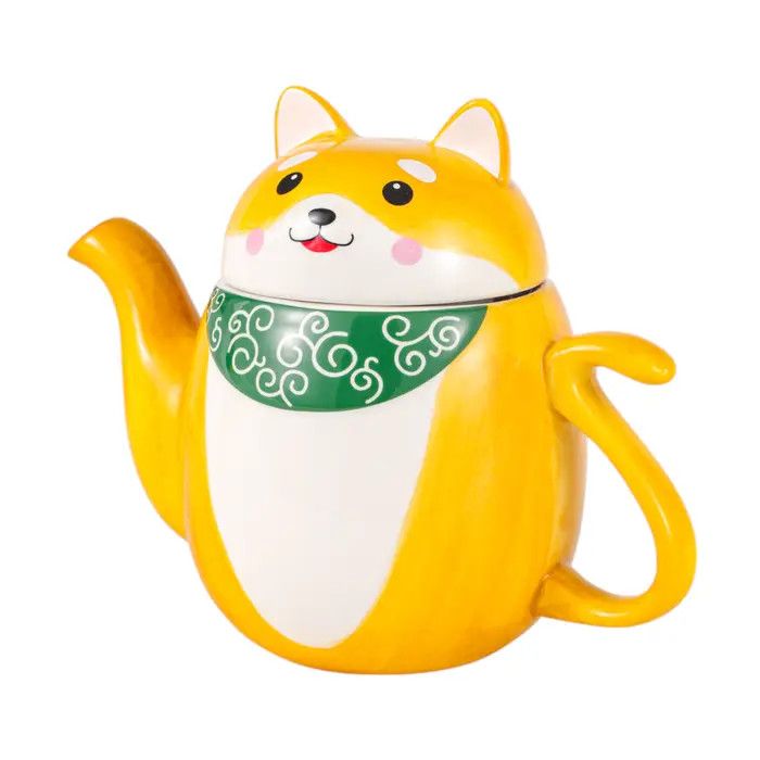 22oz 6&quot;H Shiba Inu Tea Pot (1/12) | Urban Tokyo