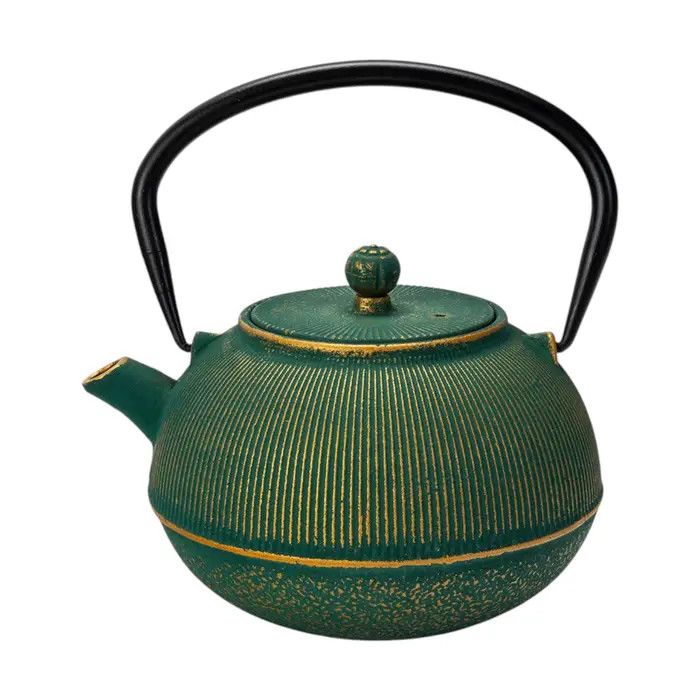 Tokusa Green 27oz Cast Iron Tea Pot (1/8) | Urban Tokyo