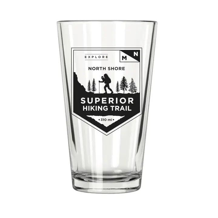 Explore MN North Shore Superior Hiking Trail Pint Glass | Northern Goods