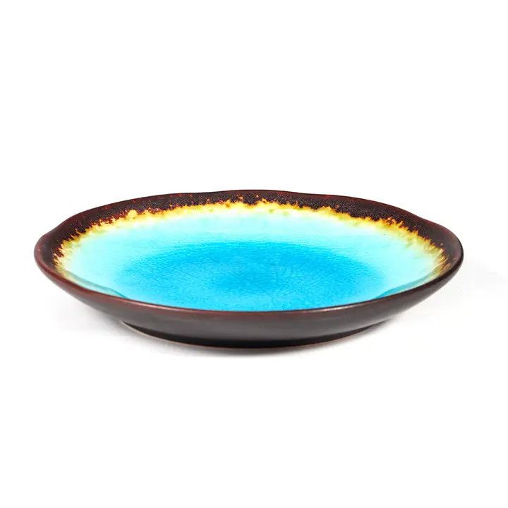 Aozora Kannyu 6.75"Dia Porcelain Round Appetizer Salad Plate (6/48) | Urban Tokyo