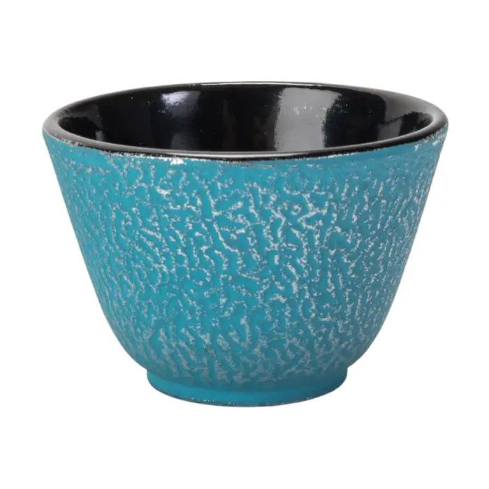 3oz Sky Blue Cast Iron Tea Cup (1/36) | Urban Tokyo