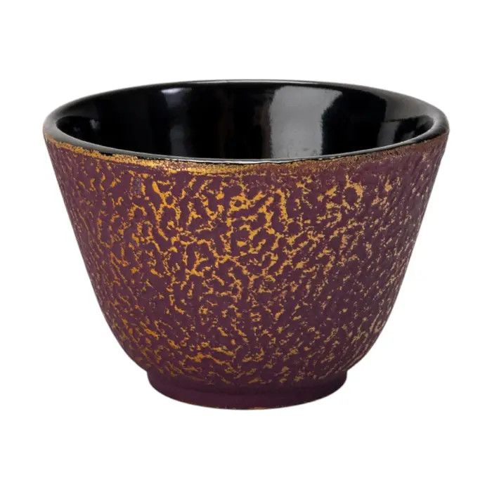 3oz Purple Cast Iron Tea Cup (1/36) | Urban Tokyo