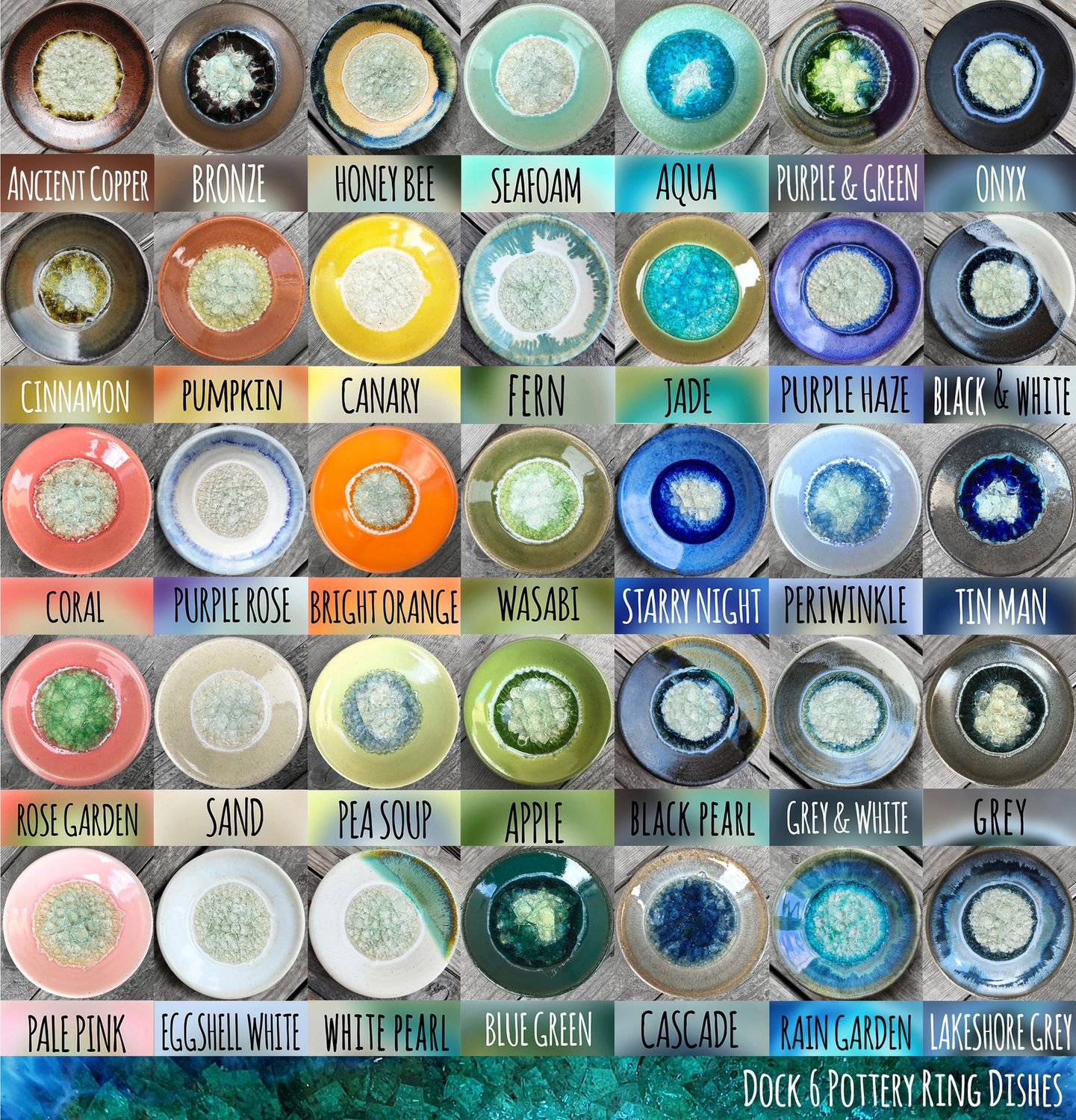 Handmade Ring Dish - Wasabi Dipping Dish, Canary