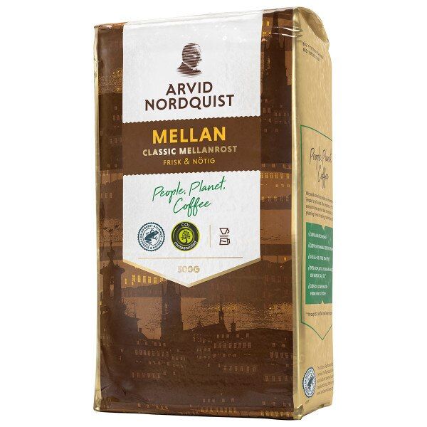 Arvid Nordquist Classic Medium Roast (Mellanrost) Ground Coffee – 17.6 oz