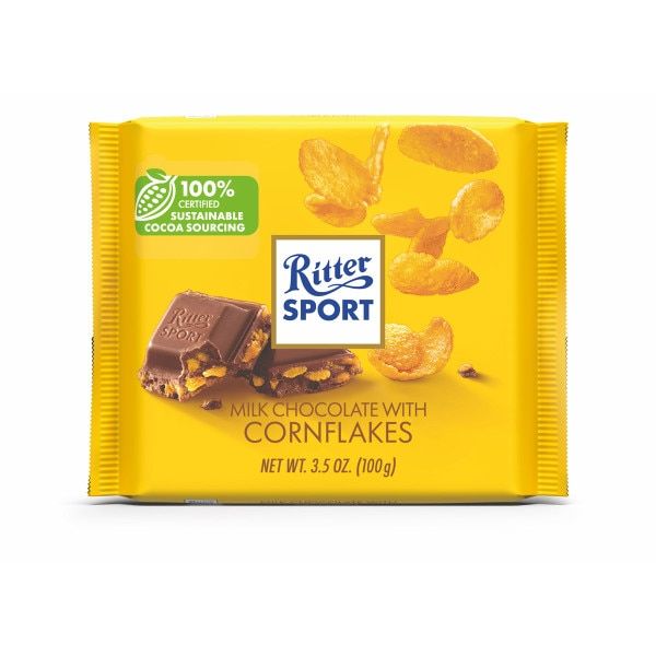 Ritter Sport® Milk Chocolate with Corn Flakes – 3.5 oz