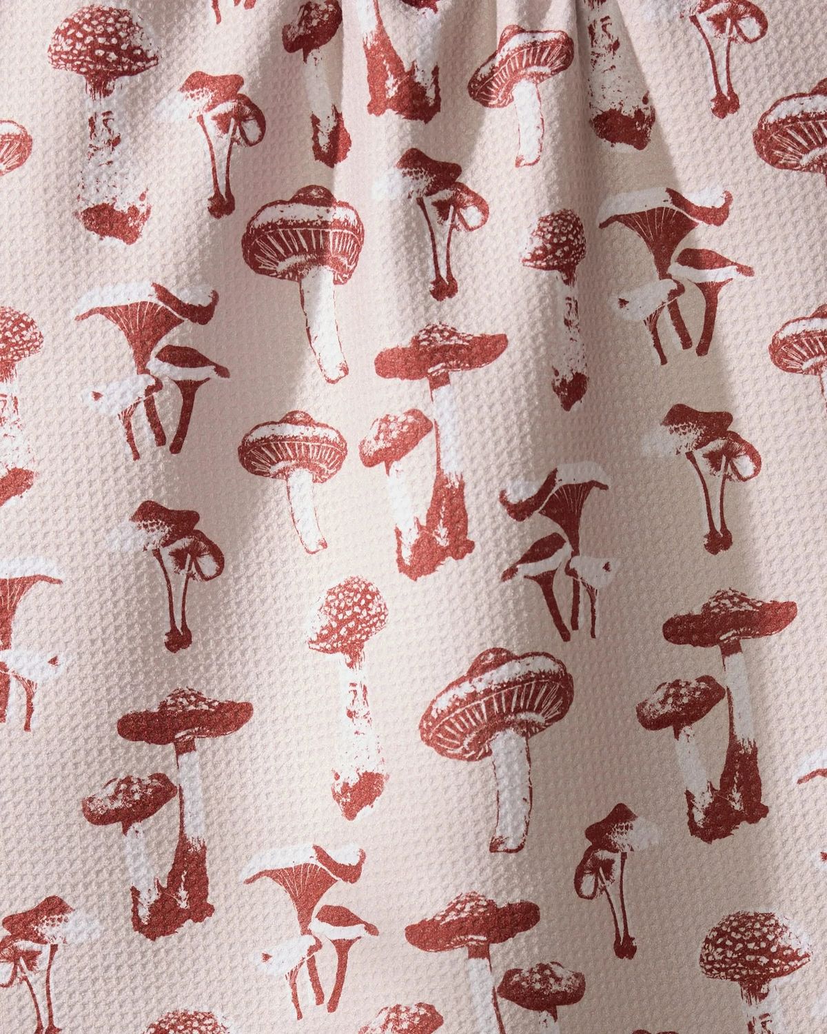 Autumn Mushrooms Tea Towel | Geometry