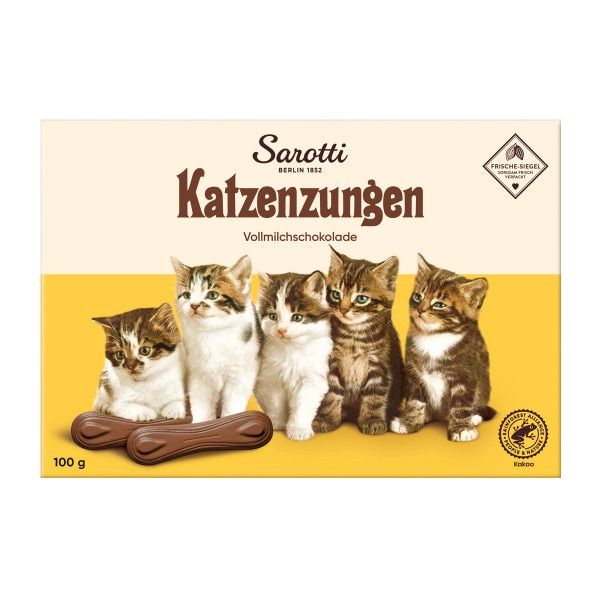 Sarotti Chocolate Cat Tongues – 3.5 oz