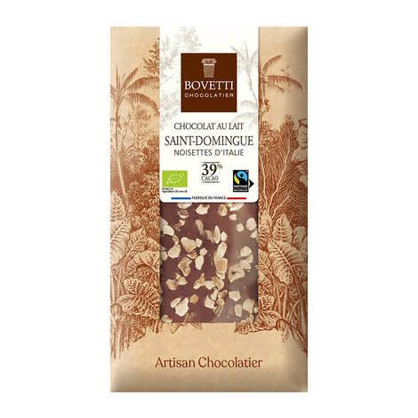 Bovetti Milk Chocolate Italian Hazelnut Bar – 3.5 oz