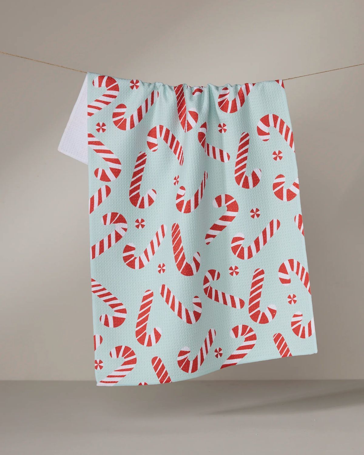 Peppermint Twist Tea Towel | Geometry