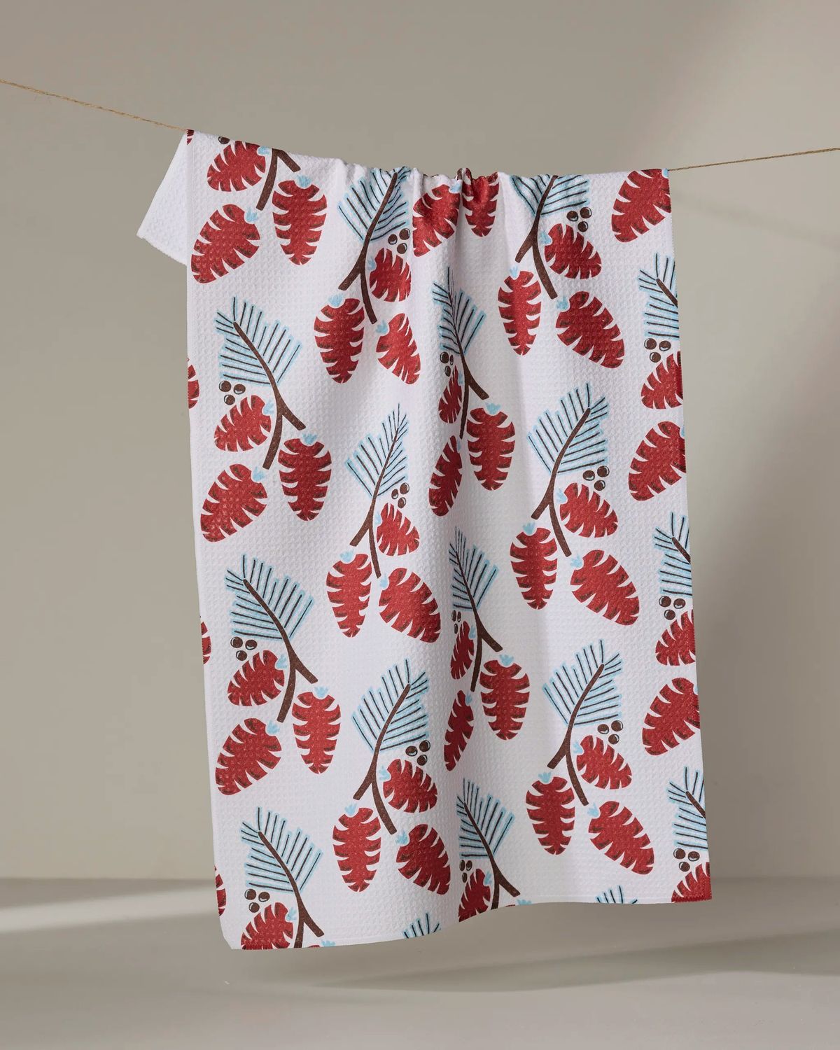 Winter Forage Tea Towel | Geometry